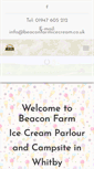 Mobile Screenshot of beaconfarmicecream.co.uk